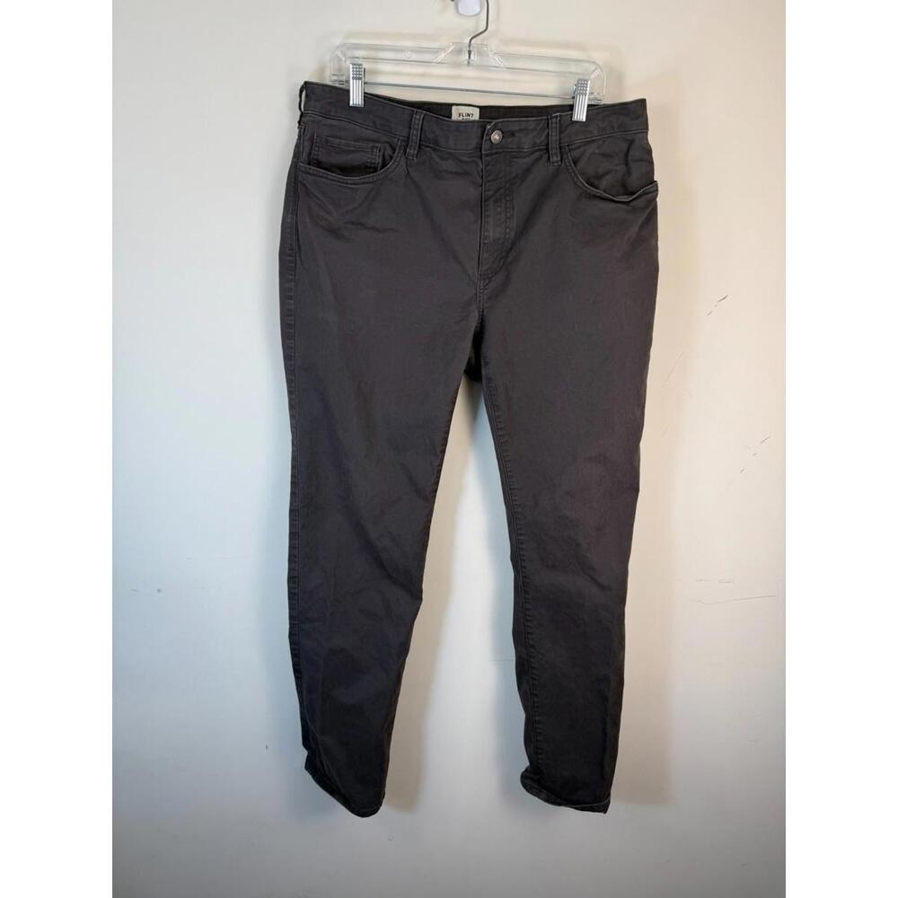 Huckberry Flint and Tinder 365 5-Pocket Straight Fit Pants Charcoal Size‎ 36x33